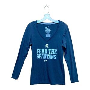 Women’s Nike Slim Fit “Michigan State” Long Sleeve